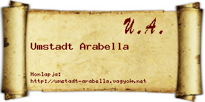 Umstadt Arabella névjegykártya